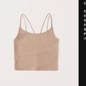 Abercrombie cropped cami